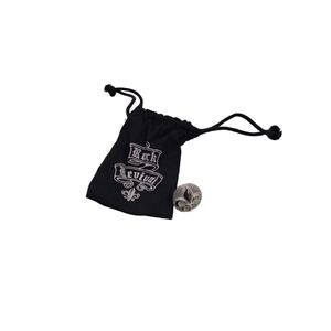 Rock Revival Jeans 3/4" Fleur De Lis Replacement Button Screw on Type Silver